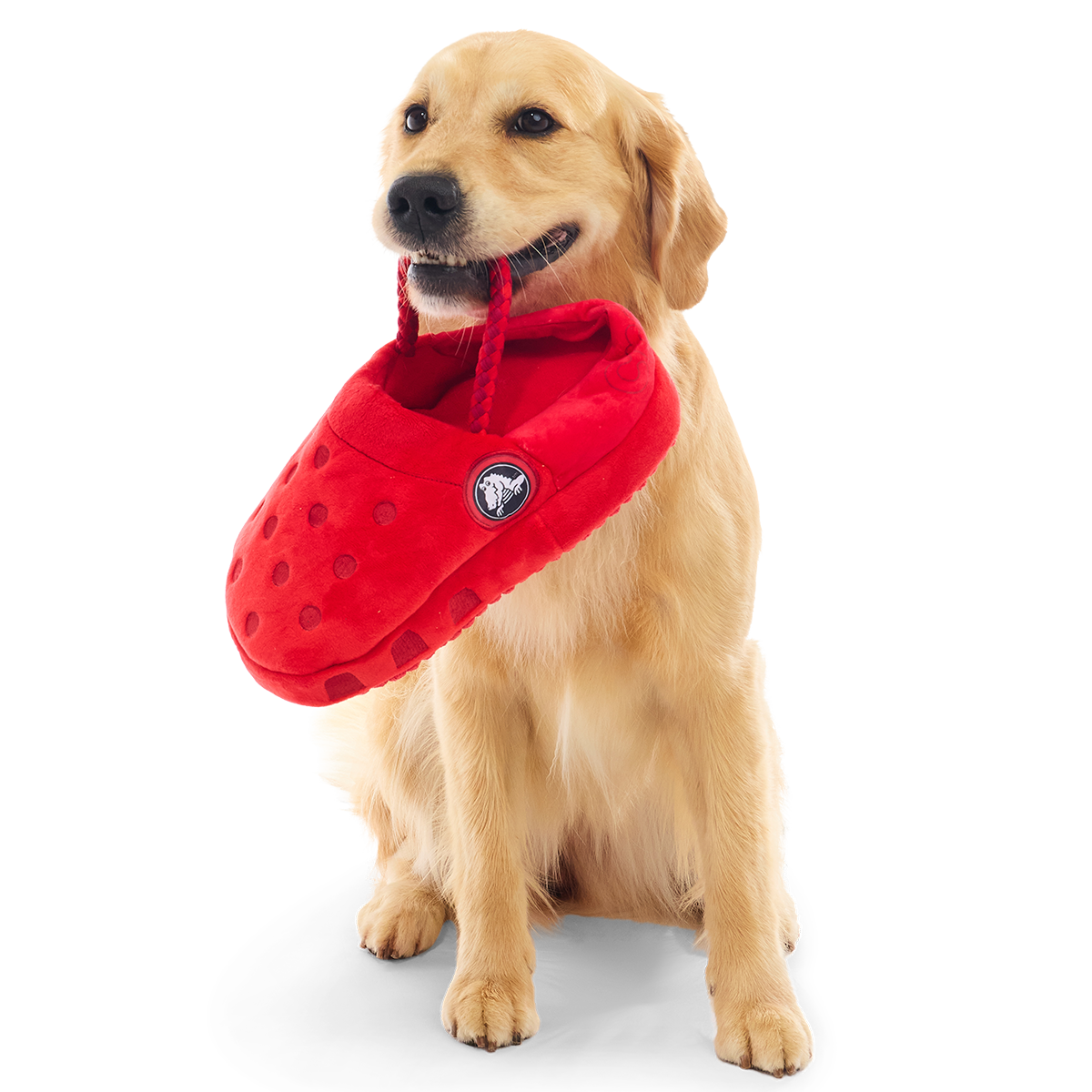 Classic K9 Clog Plush Extra-Large + Tug + Enrichment Dog Toy