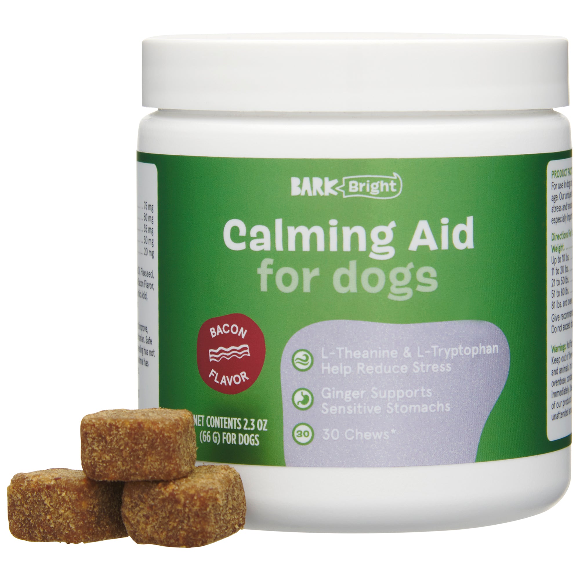 Dog store calming aid