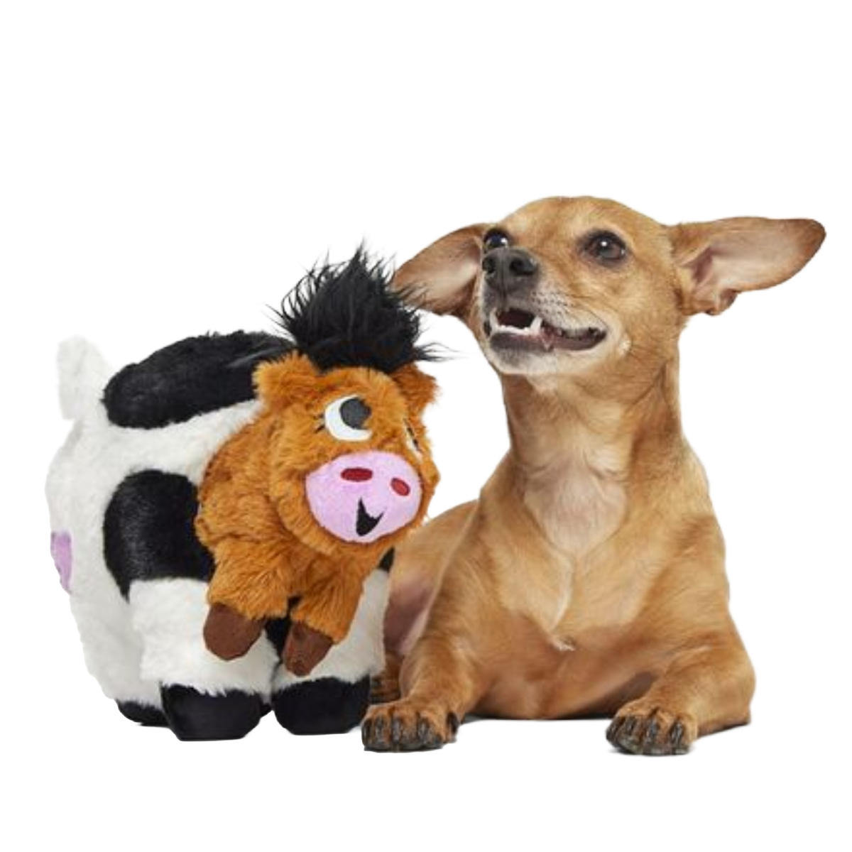 Bertha the Cow Plush Extra-Large Tug Dog Toy