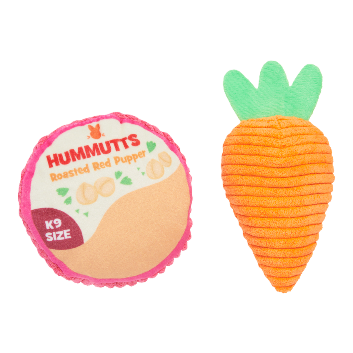 Carrot & Hummutts Plush Multi-Part Dog Toy – BARK