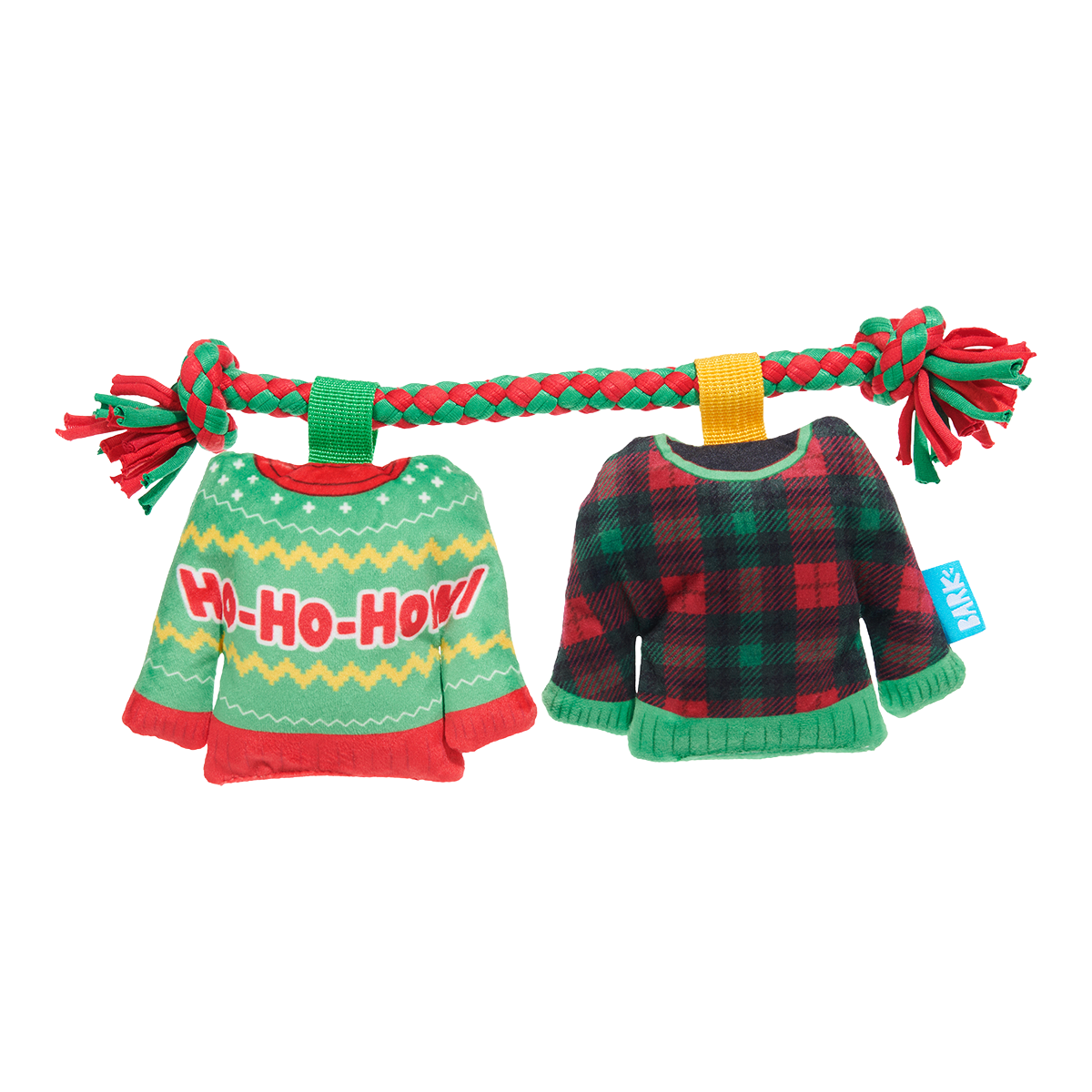 Christmutts Sweater Plush Tug Dog Toy
