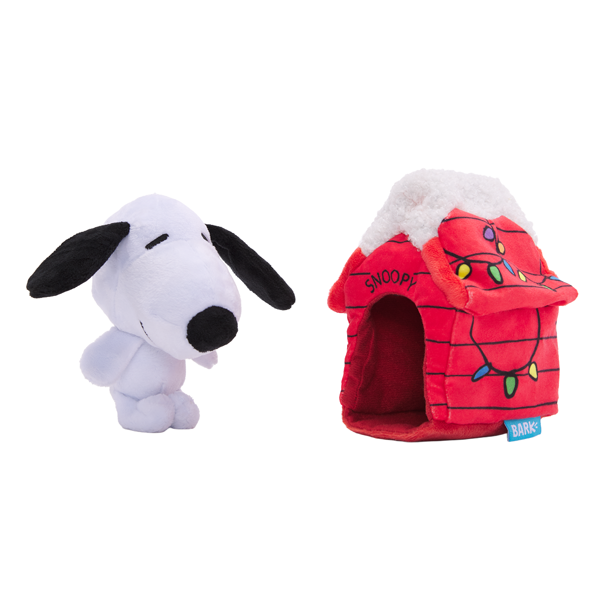 Doghouse Snoopy Plush Multi-Part + Enrichment Dog Toy