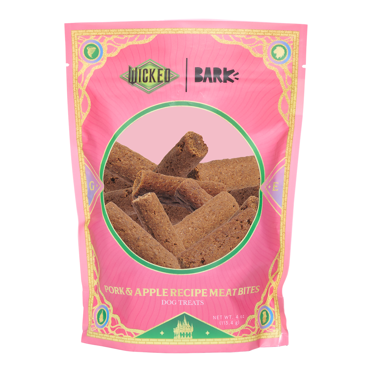 Wicked: Pork & Apple Recipe Dog Treats, 4 oz