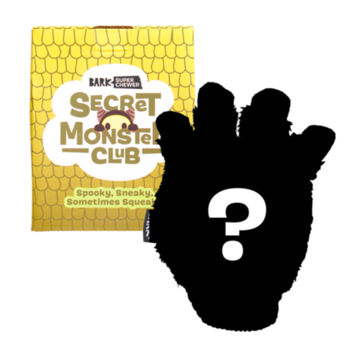 Secret Monster Club, Super Chewer Durable 2-in-1 Rip and Reveal Monthly Dog Toys