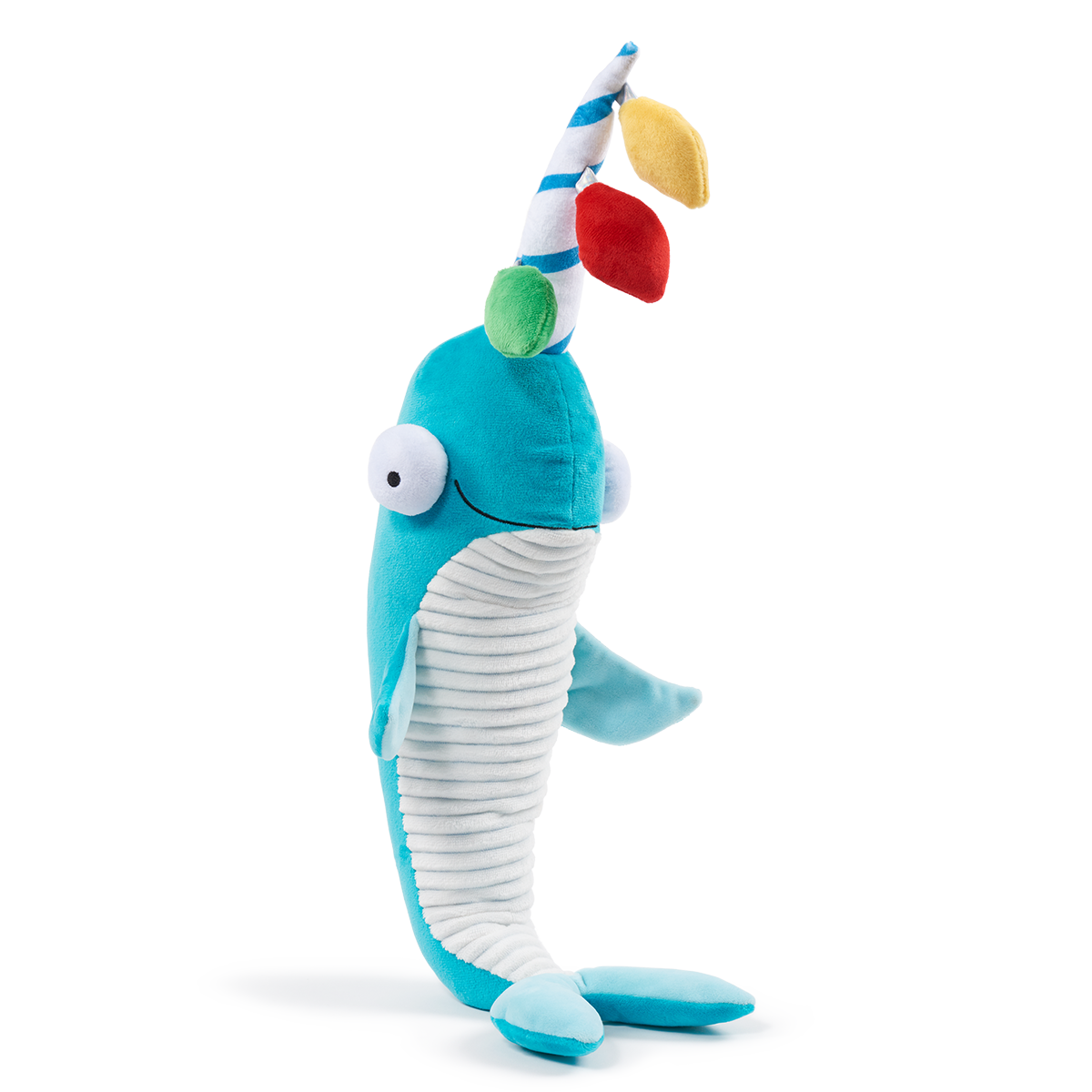 Deck the Narwhal Plush XXL Tug Dog Toy