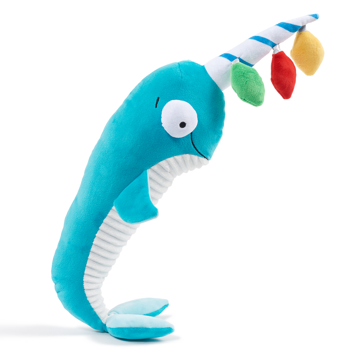 Deck the Narwhal Plush XXL Tug Dog Toy
