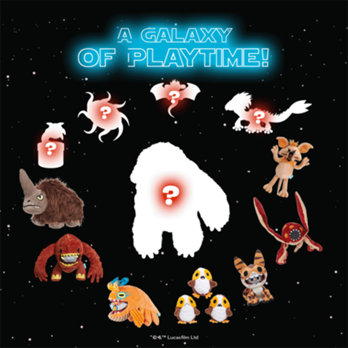 Star Wars™ Creature Club, Plush Monthly Dog Toys