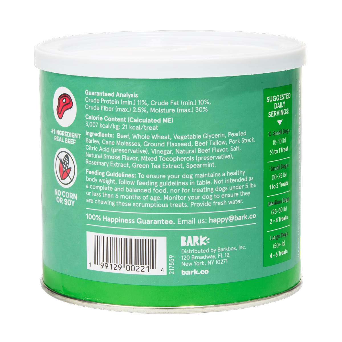 Drool Logs Beef Recipe Dog Treats, 8 oz