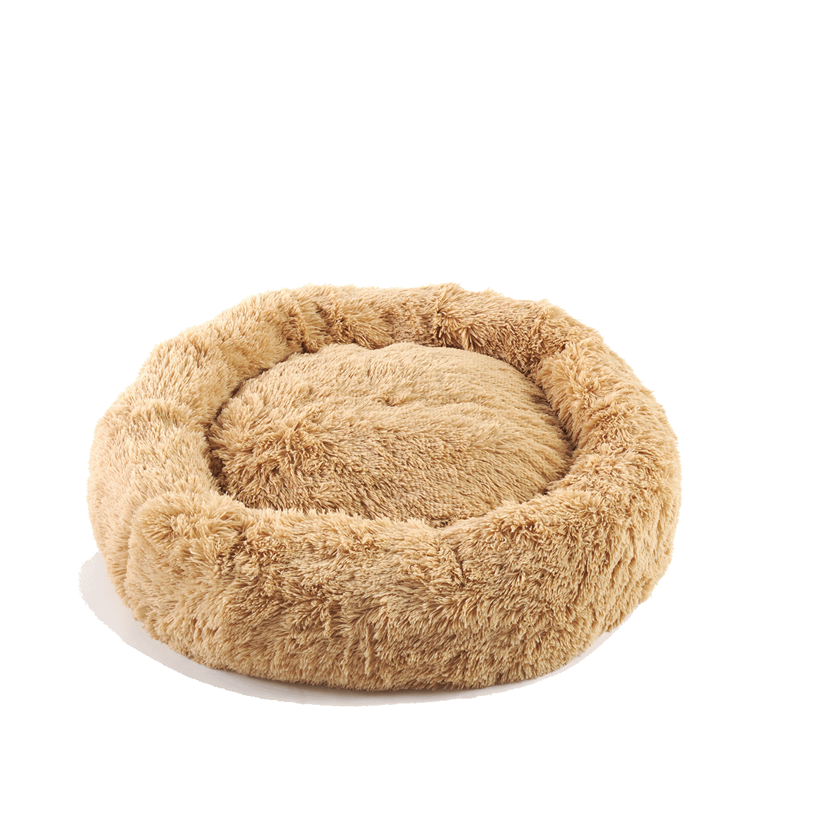 cuddler dog bed in sand