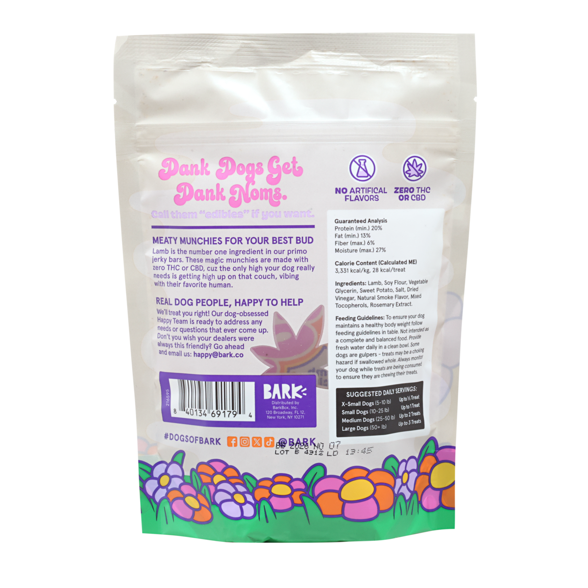 Dank Noms Lamb Jerky Bars