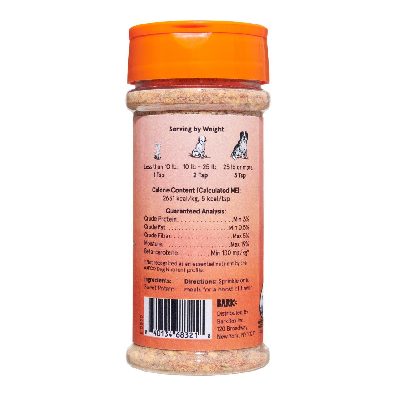 Pump Up the Yams - Sweet Potato Dog Food Topper