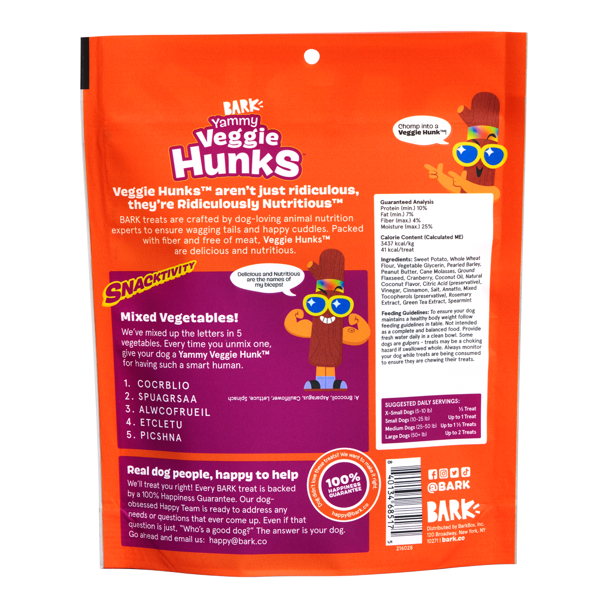 Yammy Veggie Hunks™ - Veggie Recipe Meat Bites