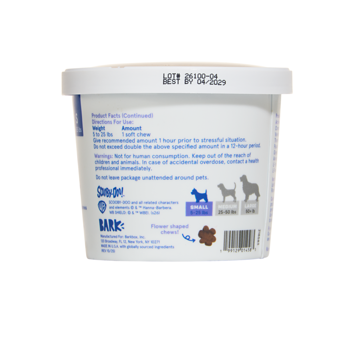 Calming Aid Dog Treat Supplements, 30 Ct#Size_S