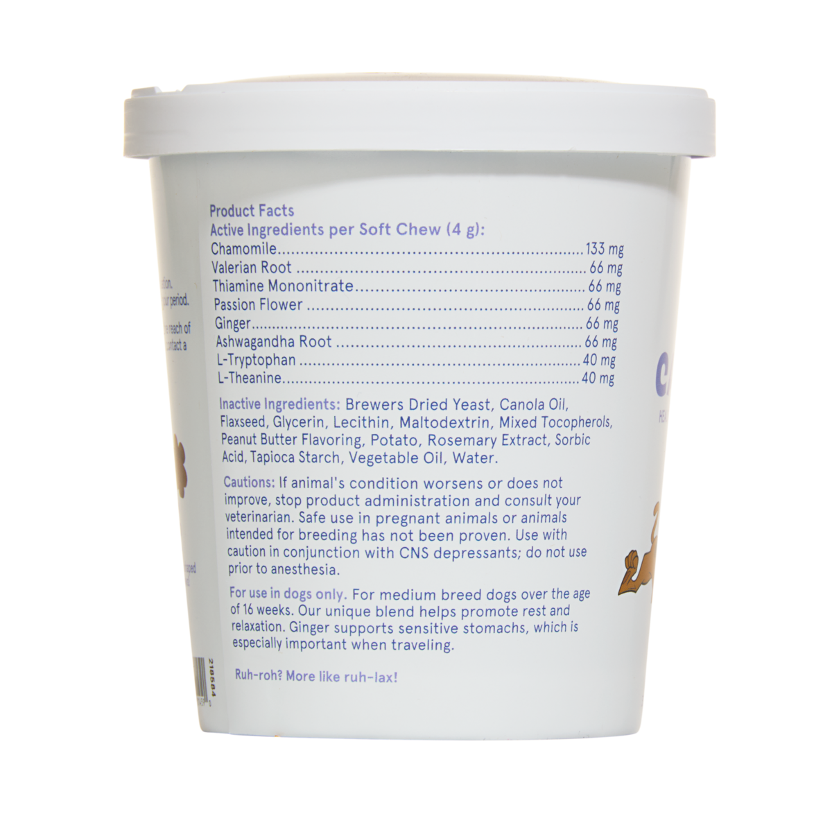 Calming Aid Dog Treat Supplements, 30 Ct#Size_M