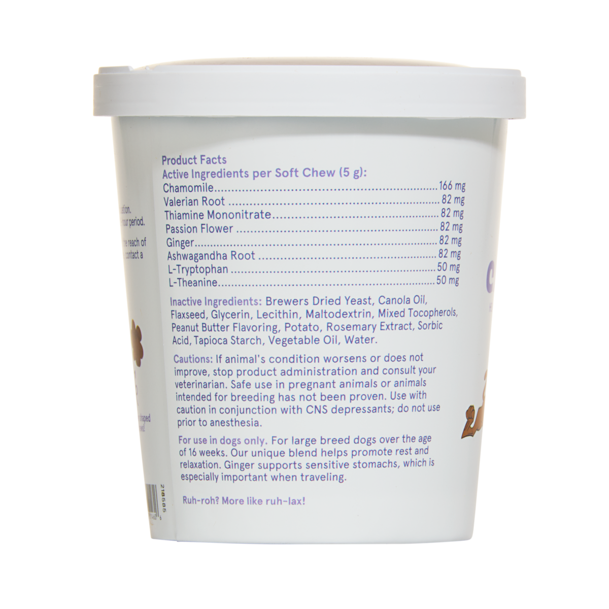 Calming Aid Dog Treat Supplements, 30 Ct#Size_L