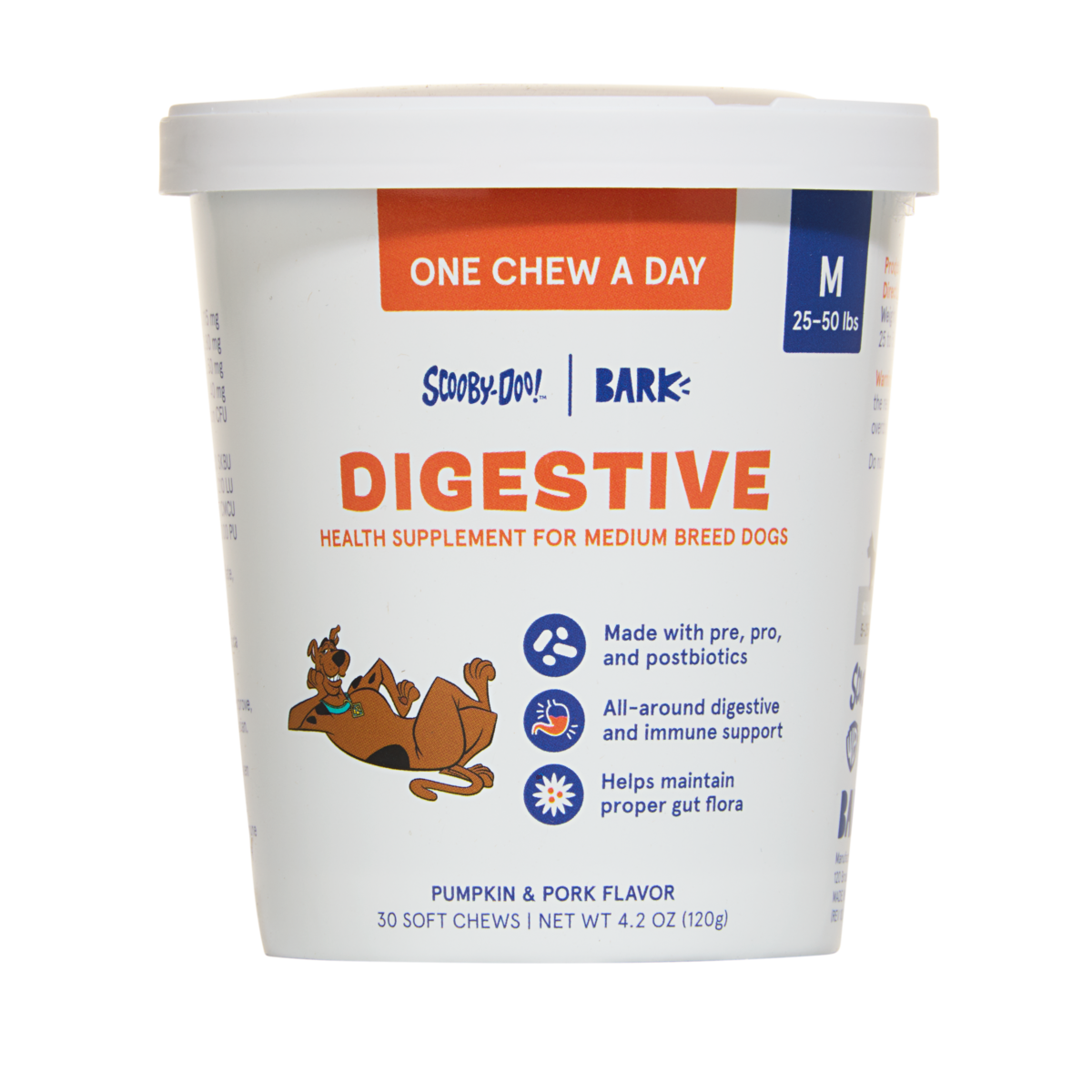 Digestive Dog Treat Supplements, 30 Ct#Size_M