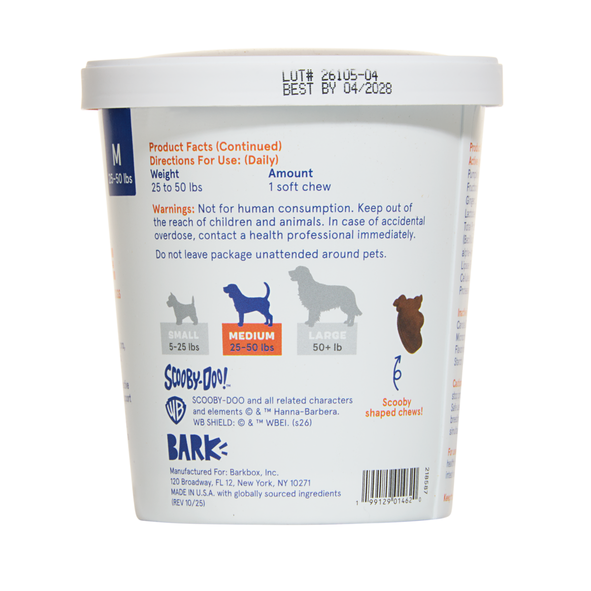 Digestive Dog Treat Supplements, 30 Ct#Size_M
