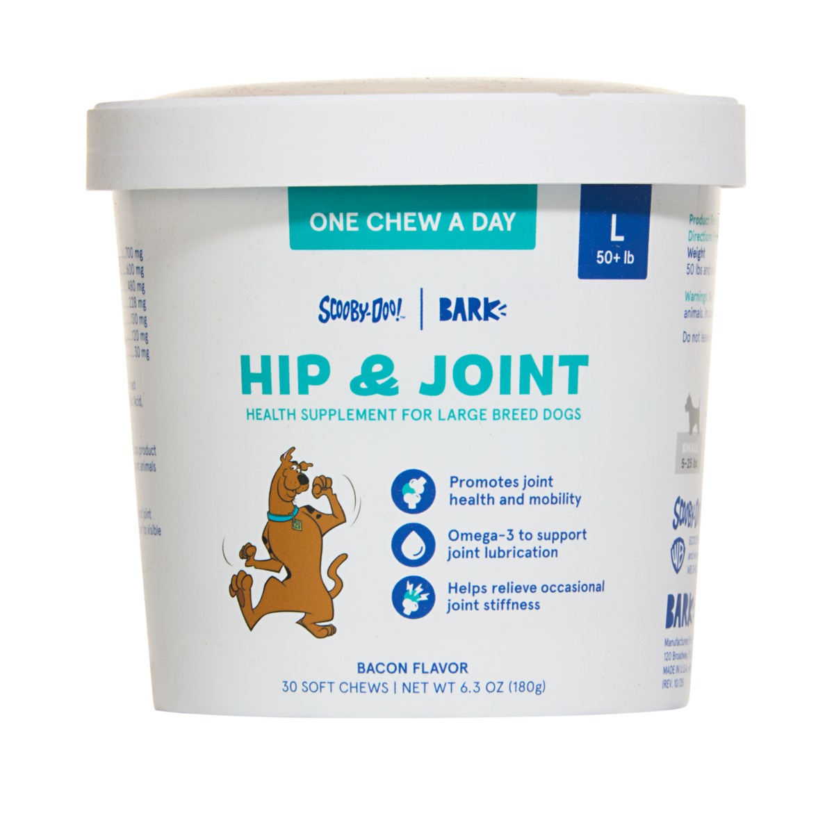 Hip & Joint Dog Treat Supplements, 30 Ct#Size_L