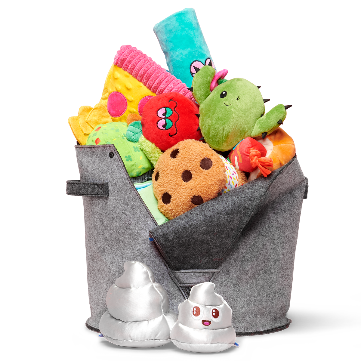 Felt Dog Toy Bin | BARK
