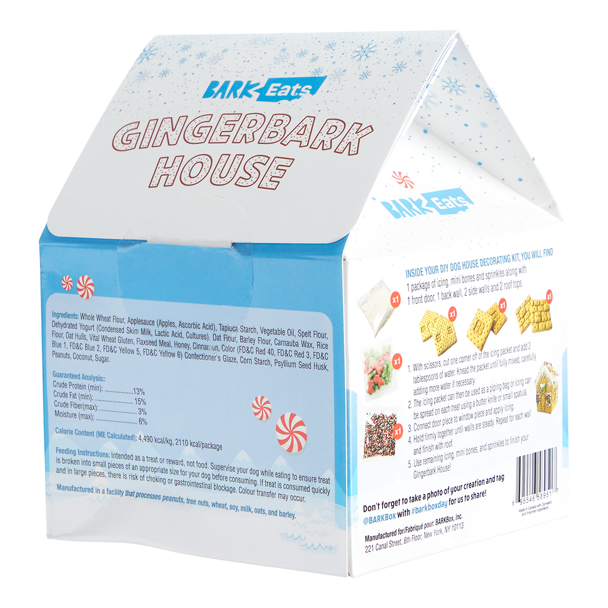 Gingerbark House Dog Treats, 16.58 oz