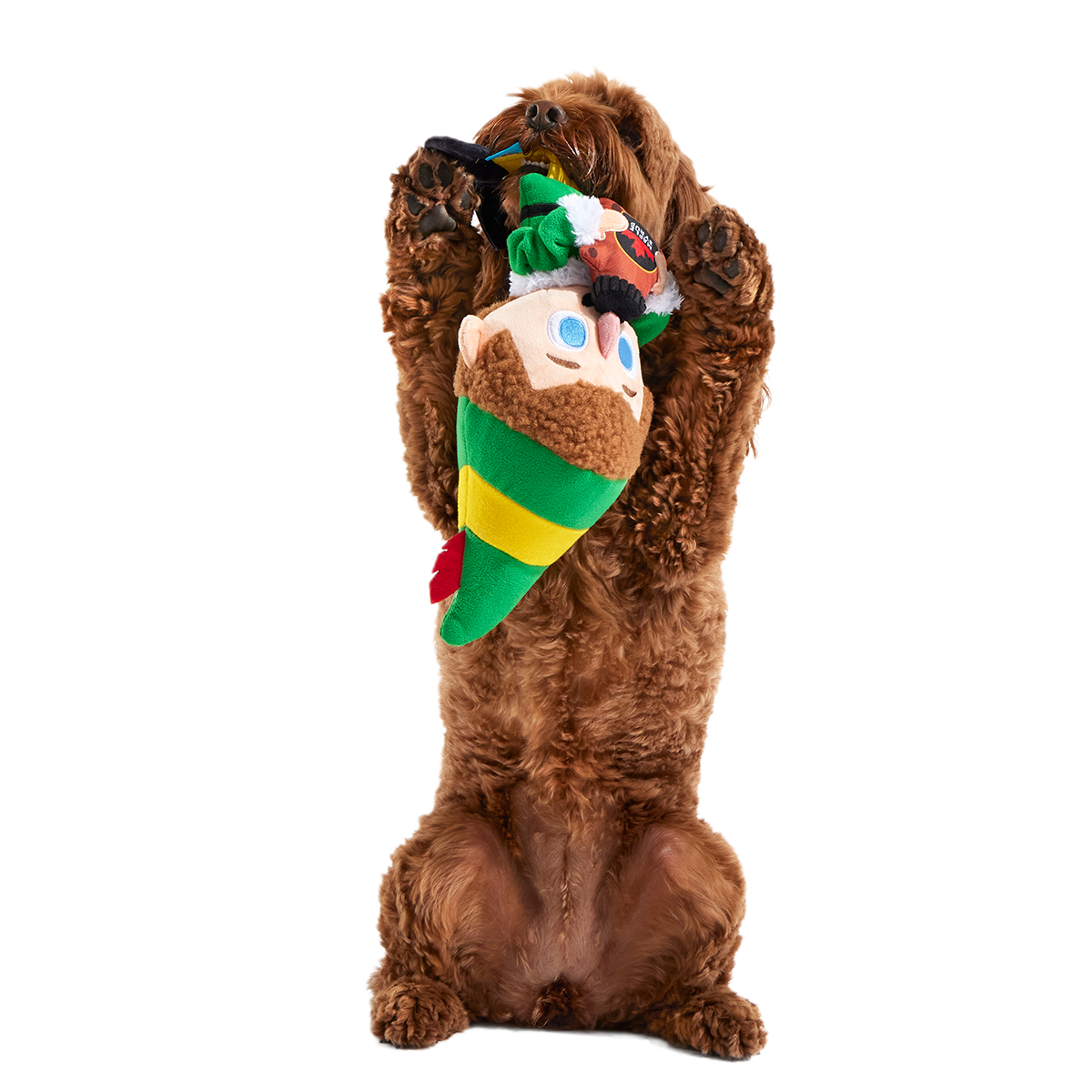Ginormous Buddy The Elf™ Plush Extra-Large + Tug Dog Toy