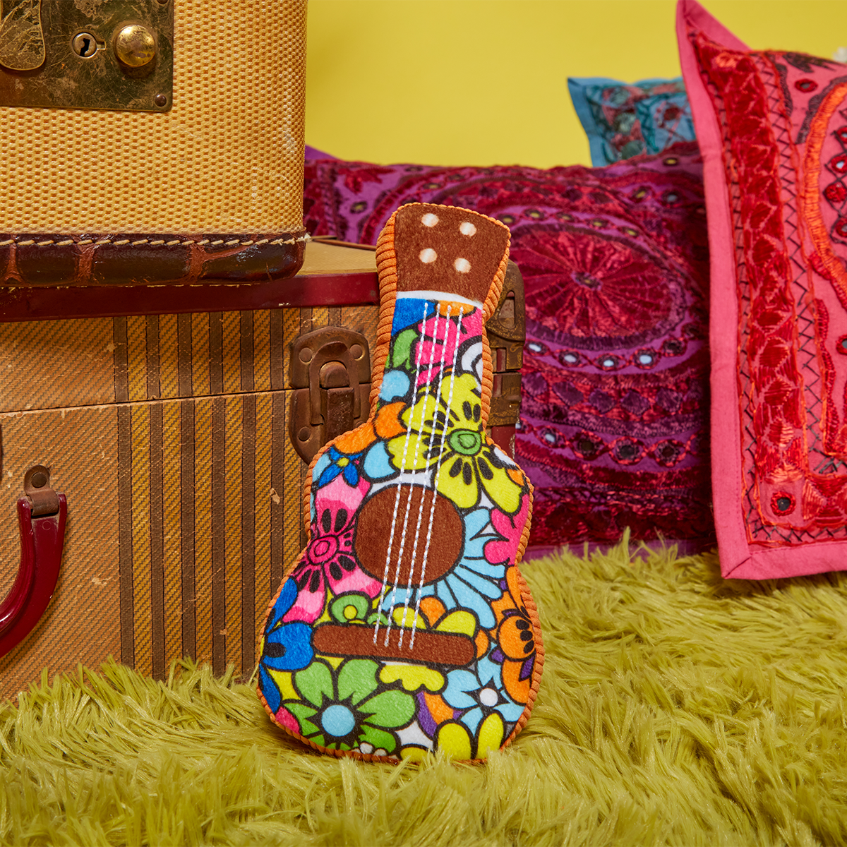 Guitar Licks Plush Tug Dog Toy