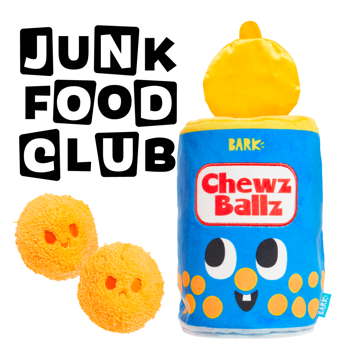 Junk Food Club, Plush Monthly Dog Toys