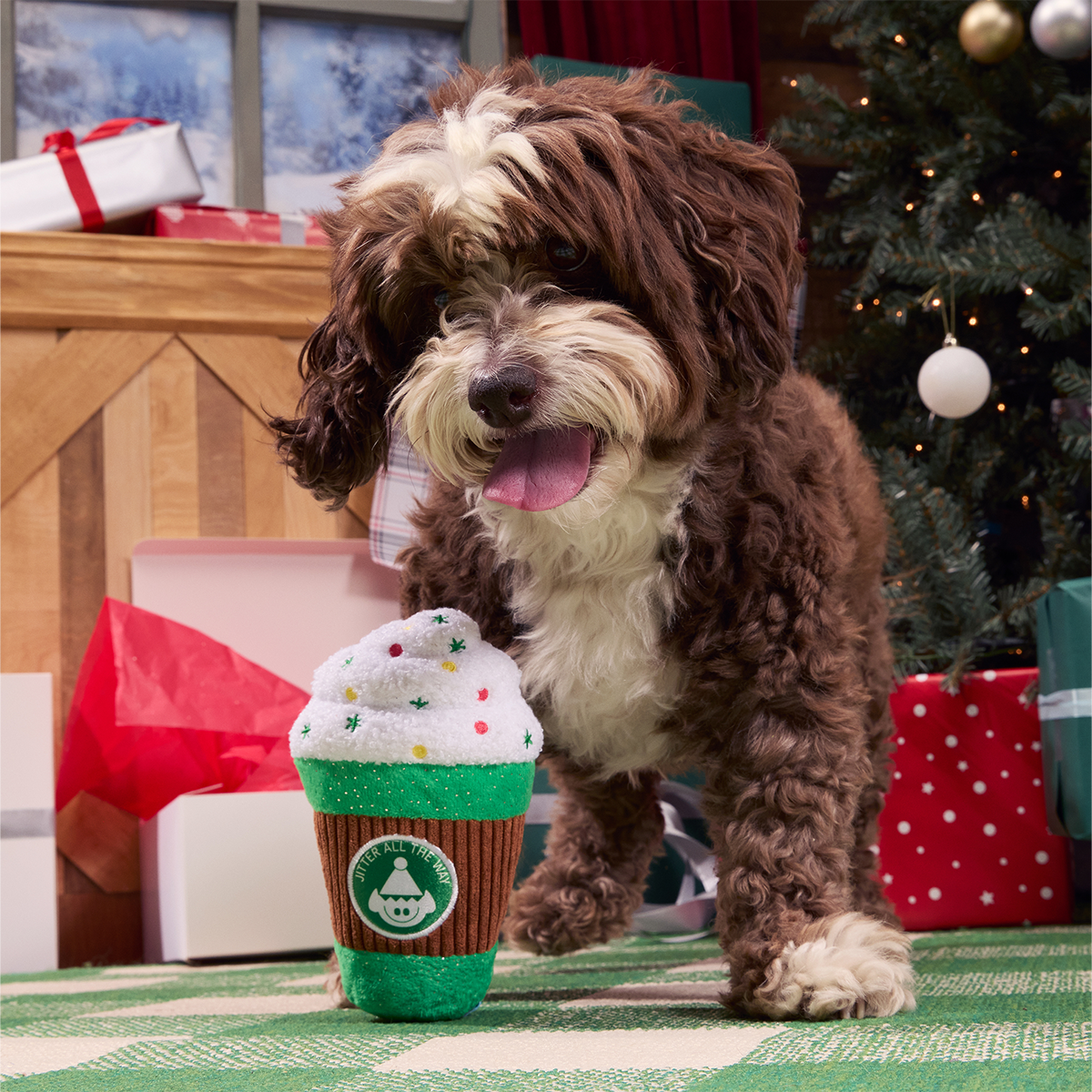 Ho Ho Go Dog Toy and Dog Treat Bundle