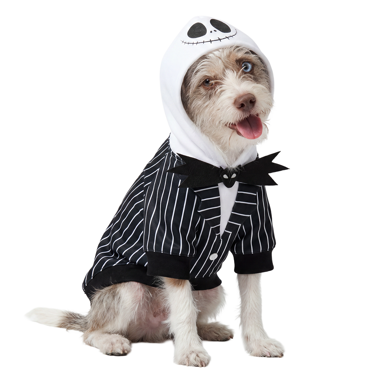 Jack Skellington's Pinstripe Suit Dog Hoodie