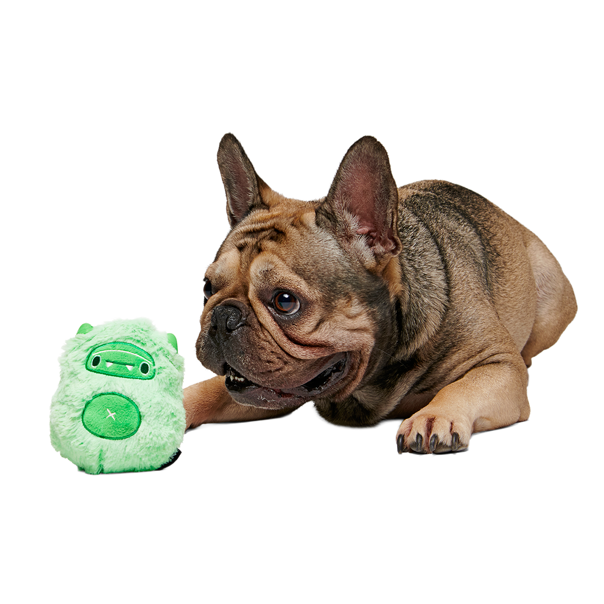 Jolly Green Ice Beast Super Chewer Durable 2-in-1 Dog Toy