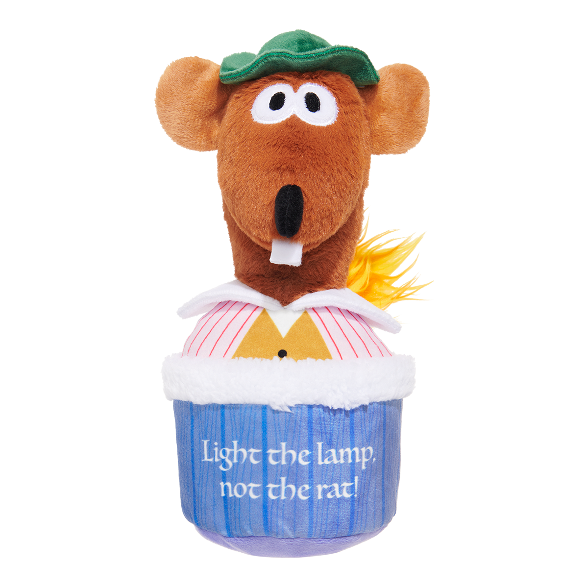 Lamplighter Rizzo the Rat Plush Multi-Part + Enrichment Dog Toy