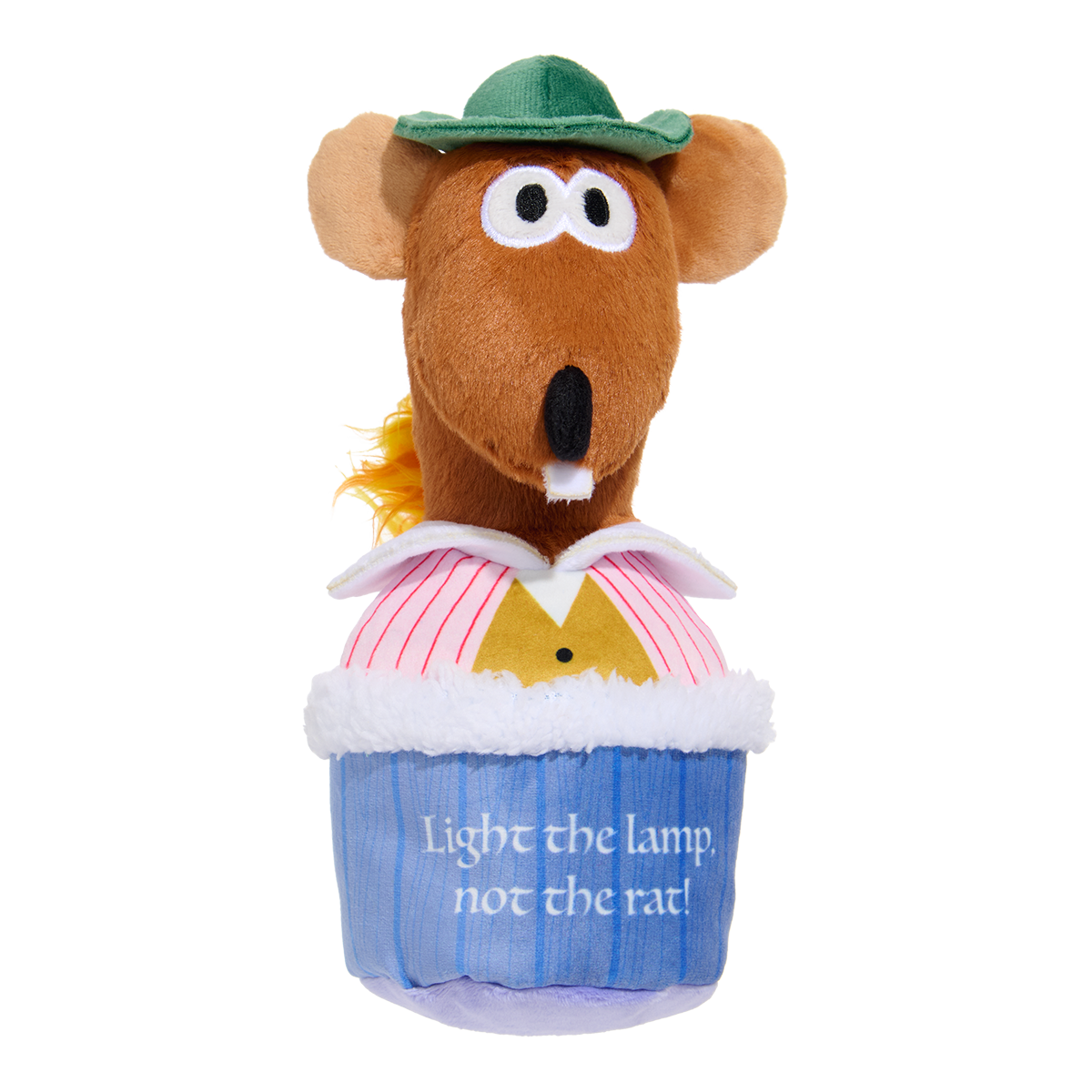 Lamplighter Rizzo the Rat Plush Multi-Part + Enrichment Dog Toy