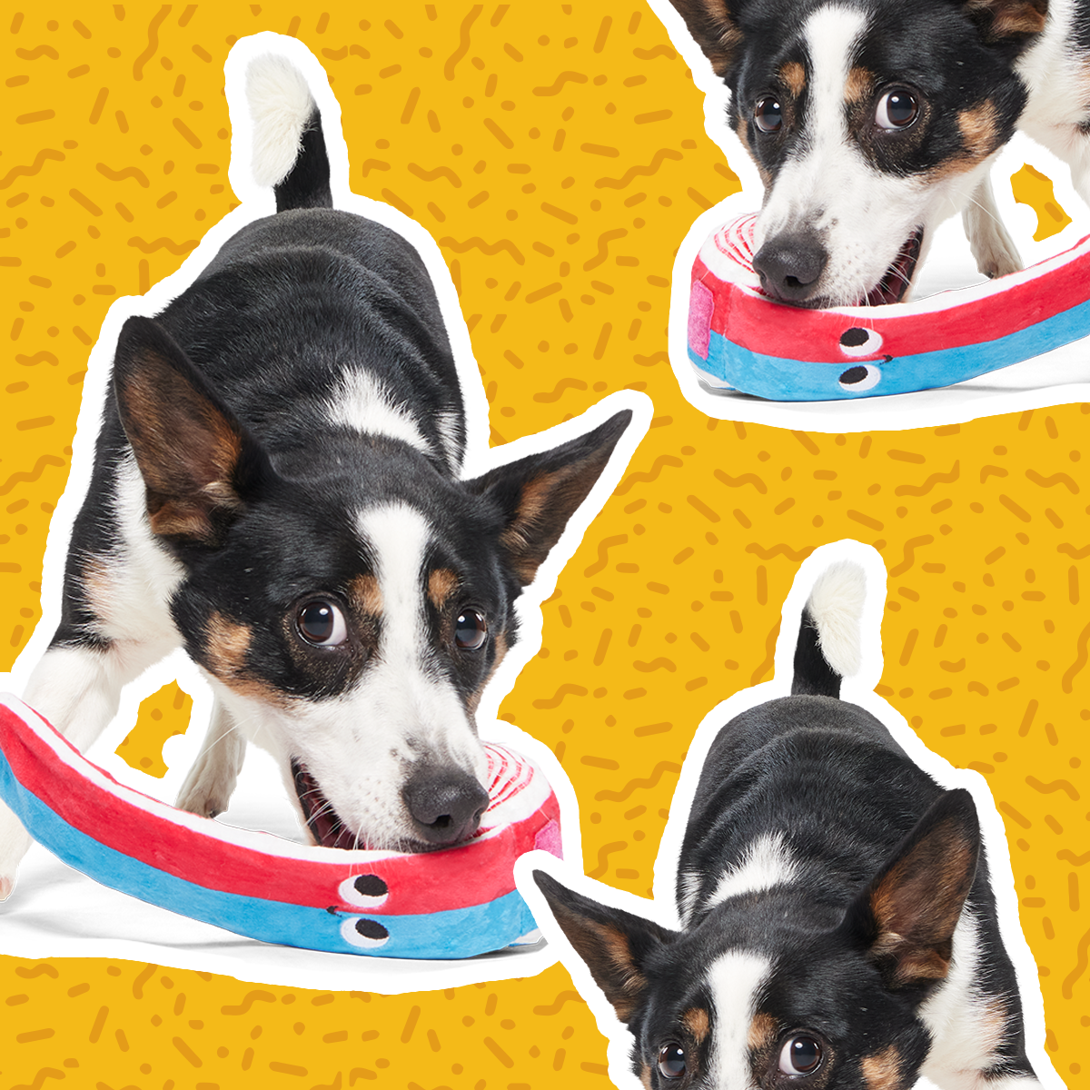 Junk Food Club, Plush Monthly Dog Toys