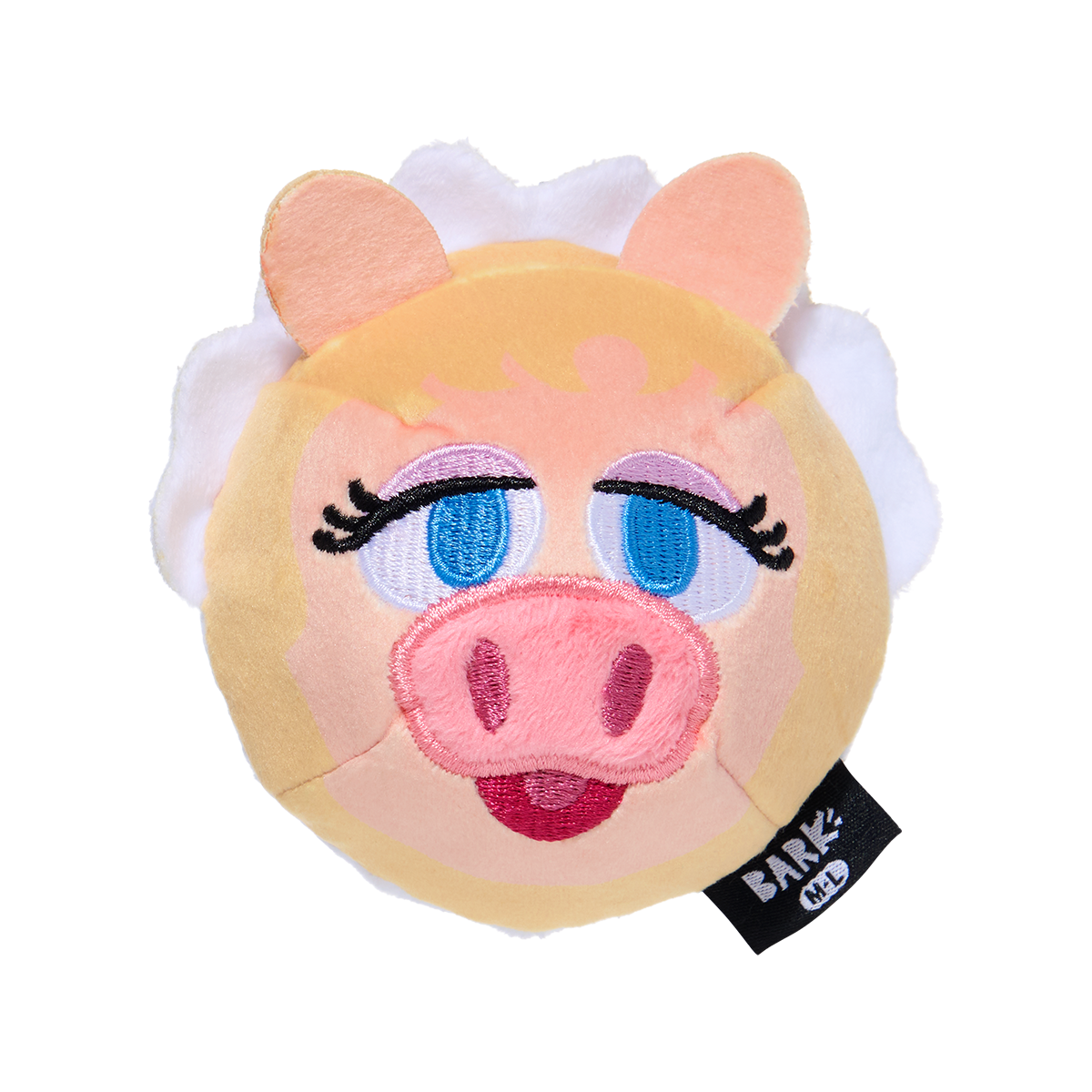 Miss Piggy as “Bouncing Emily Catch-it” Super Chewer Durable 2-in-1 + Fetch Dog Toy