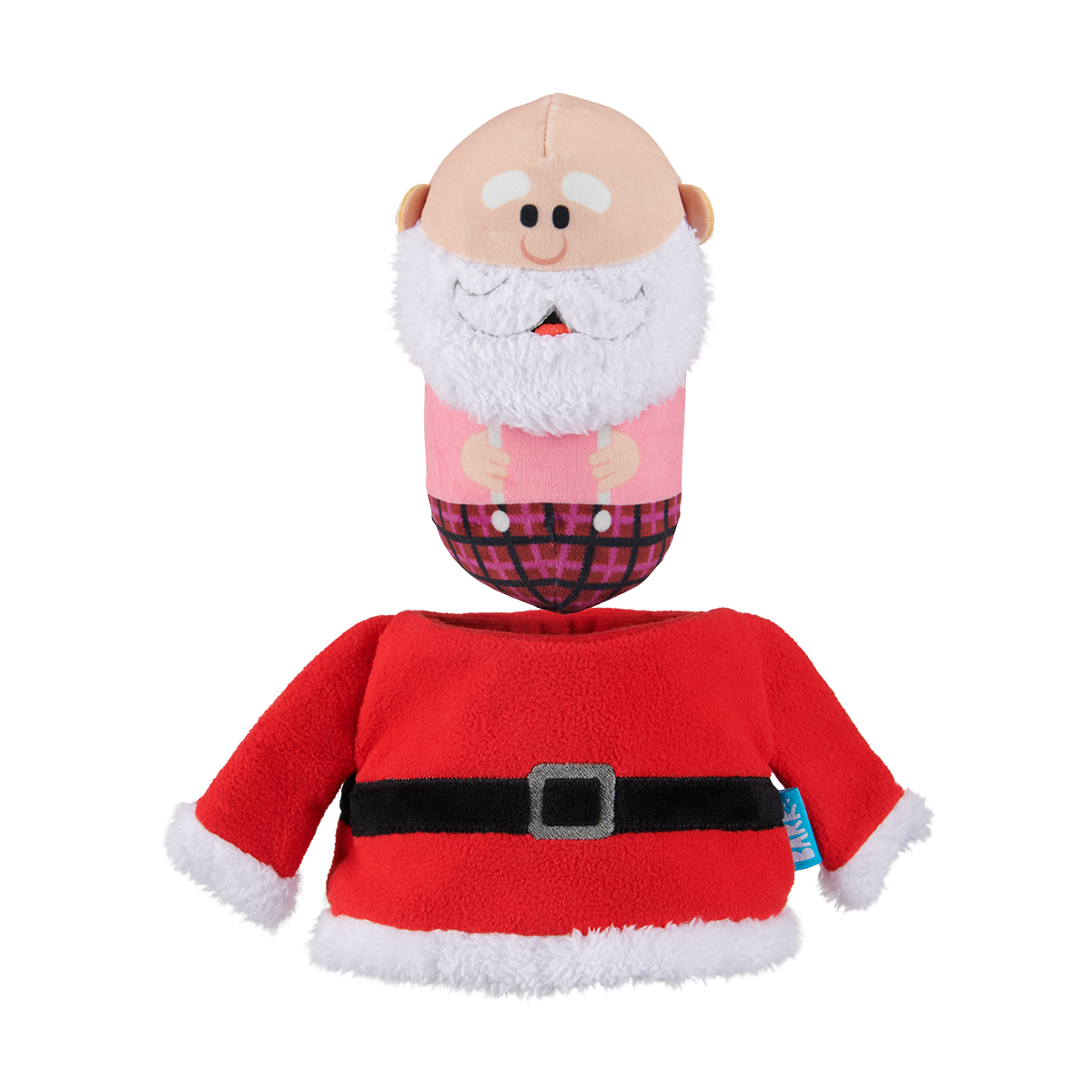 Ol' Kris Kringle™ Plush Multi-Part + Enrichment Dog Toy