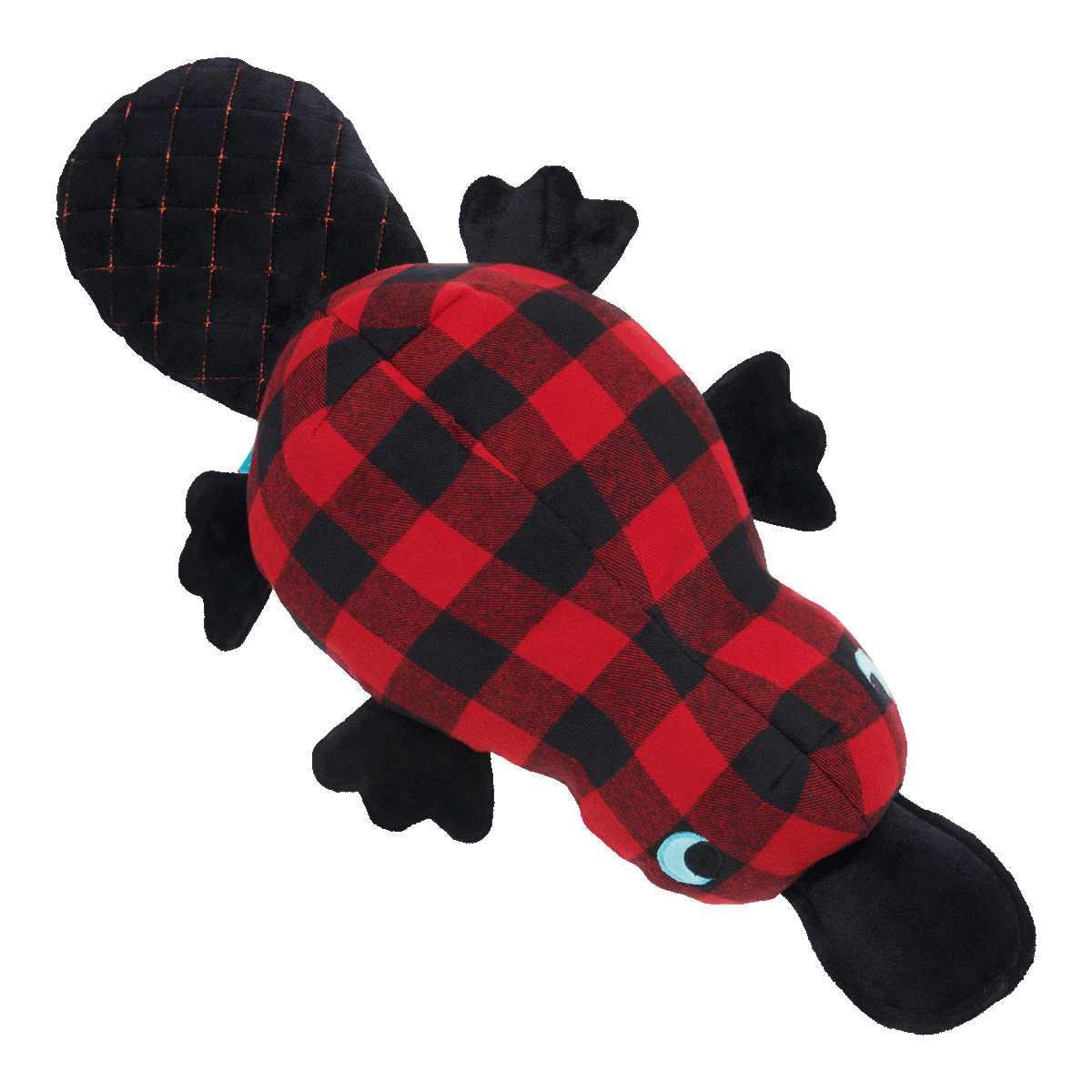 Plaidypus Plush XXL 2-in-1 + Tug Dog Toy