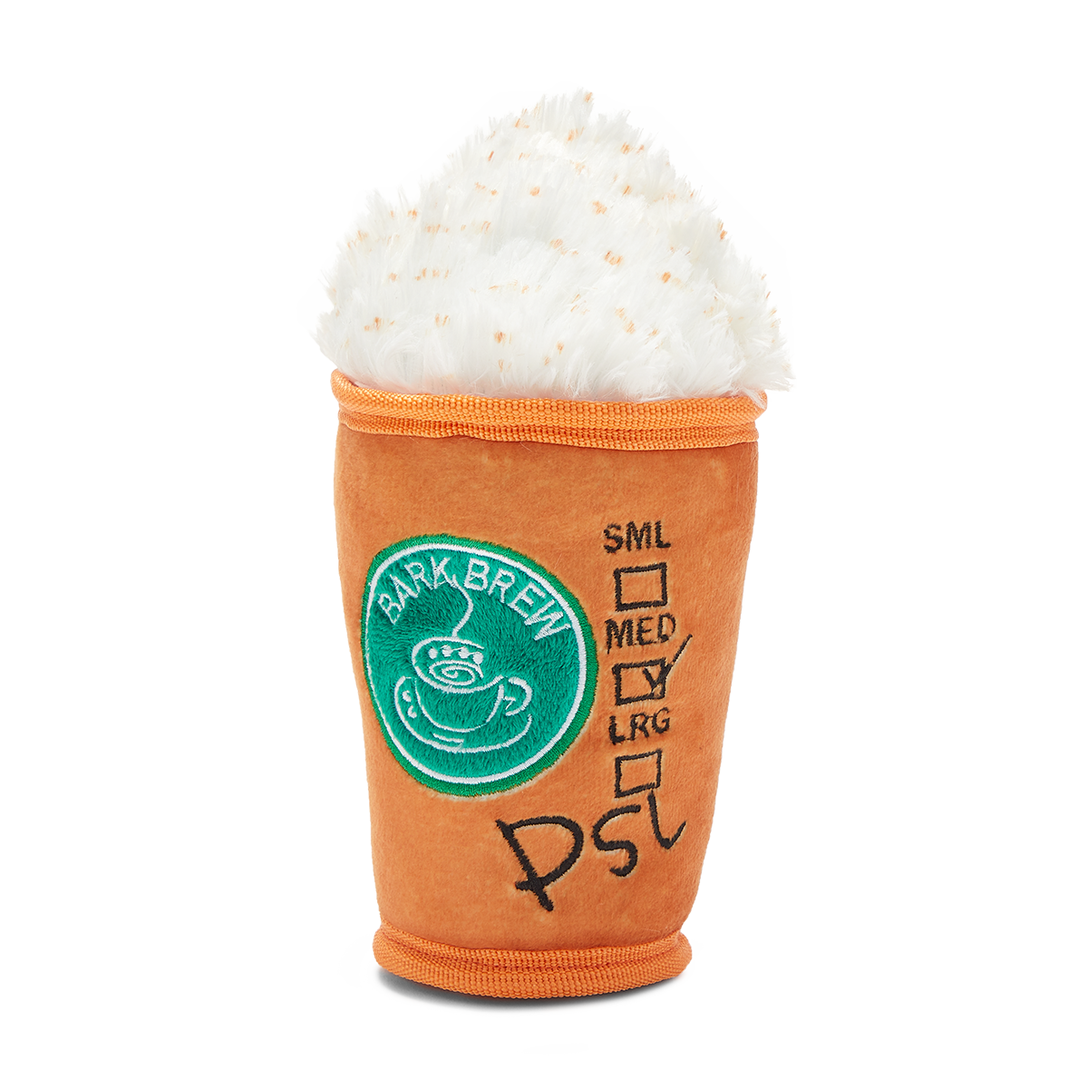 Puggin Spice Latte Plush Dog Toy – BARK