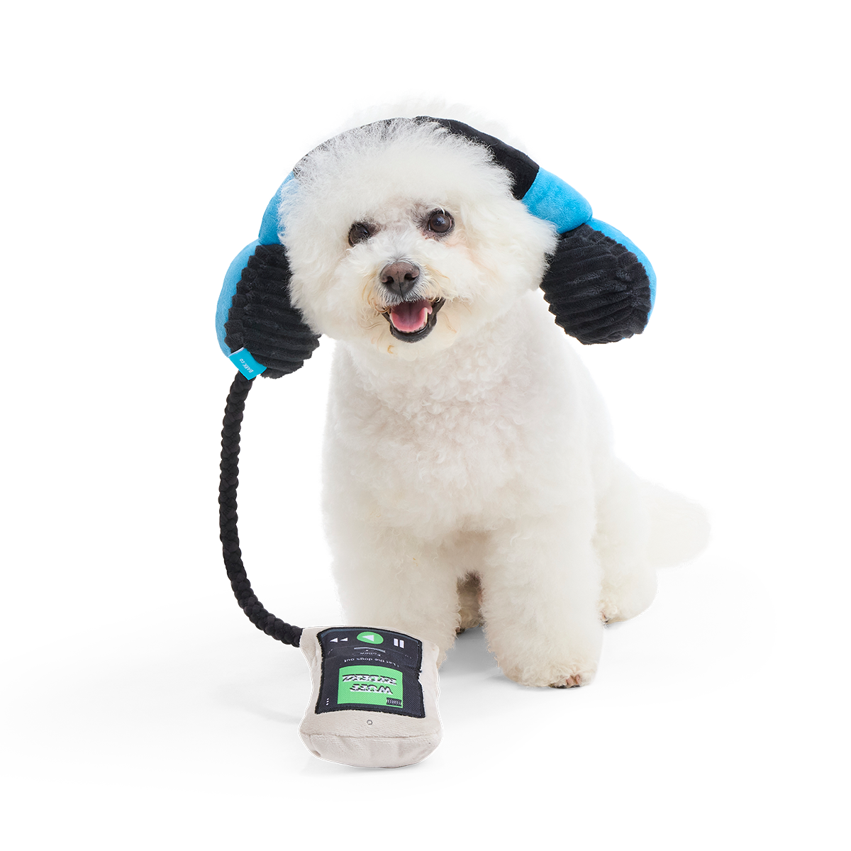 Pup-Up Playlist Plush Tug Dog Toy