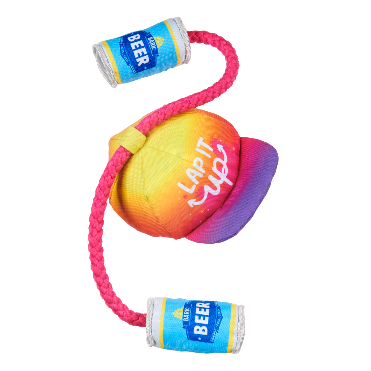 Chug n' Tug Hat Plush Dog Toy