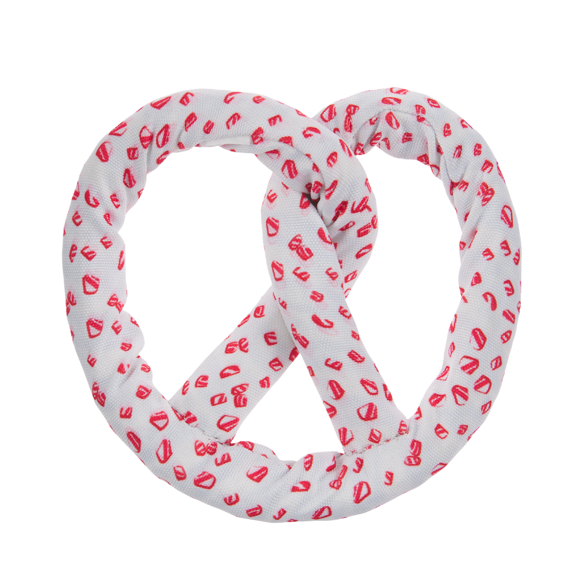 Puppermint Bark Pretzel Plush Tug Dog Toy