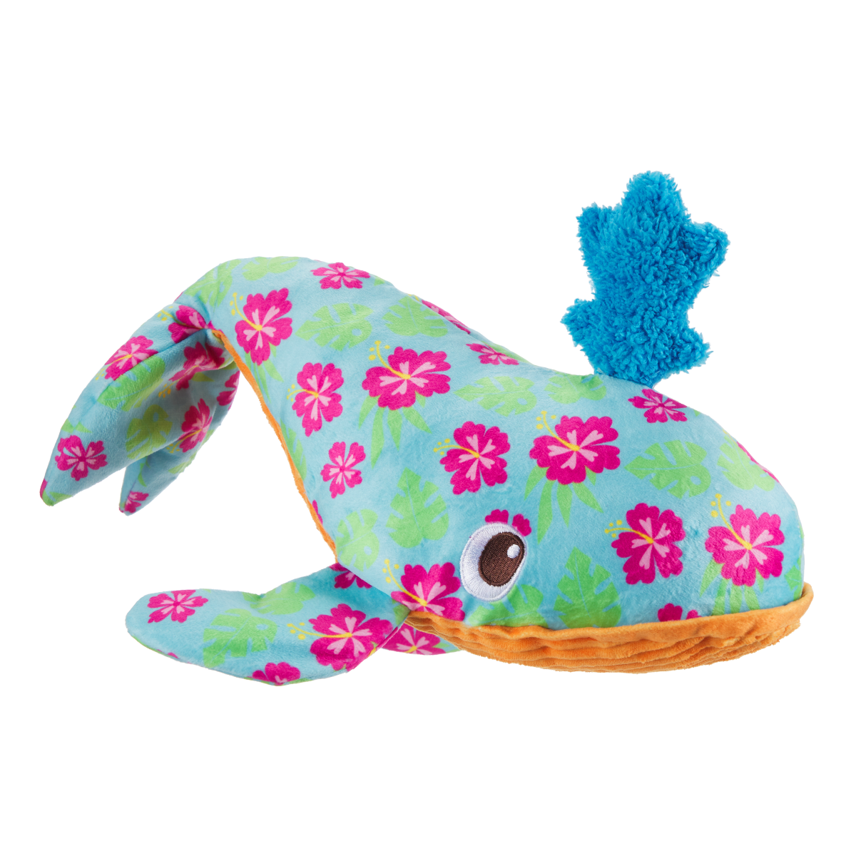 Hawaiian Humpbark Whale Plush Tug + Extra-Large Dog Toy