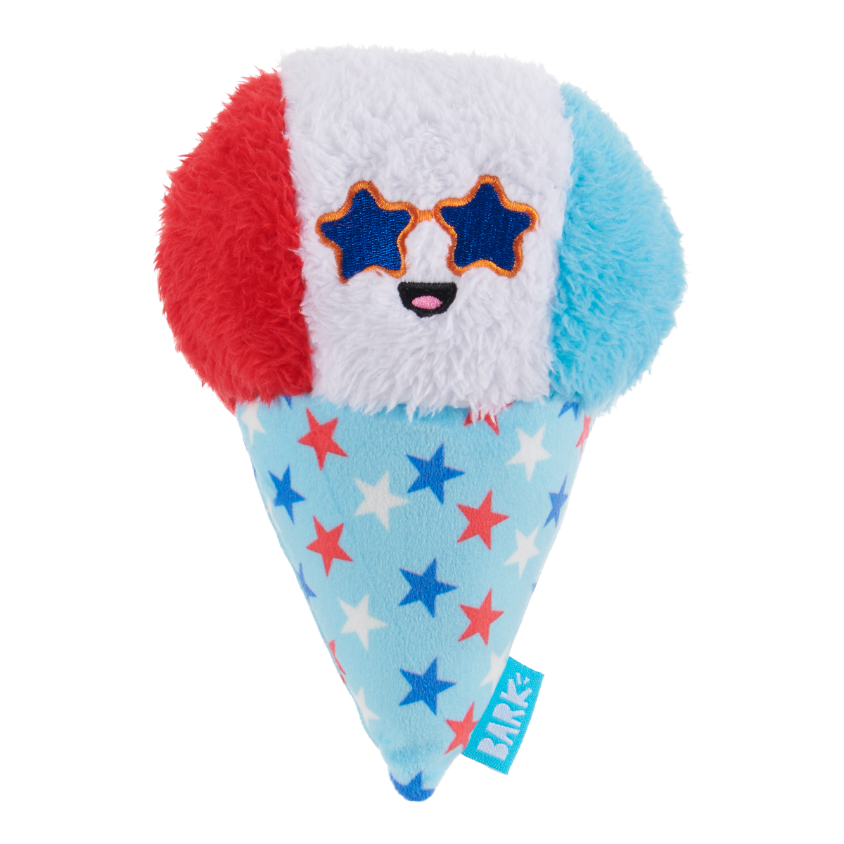 Liberty Cone Plush Fetch Dog Toy