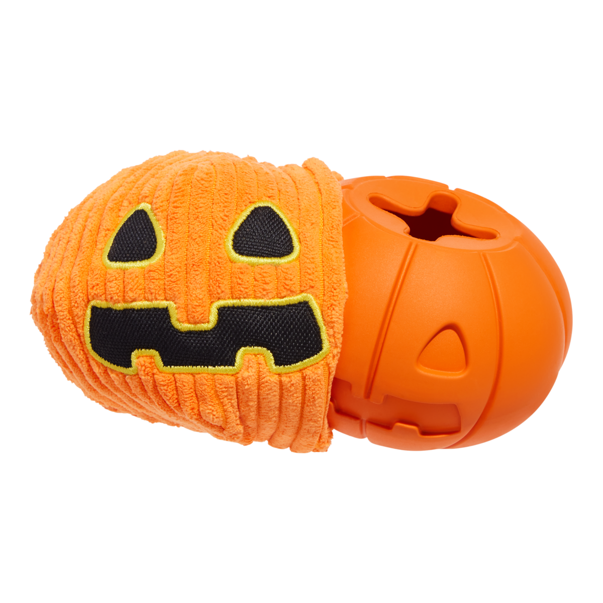 The Grrreat Pumpkin Super Chewer Durable 2-in-1 + Enrichment Dog Toy