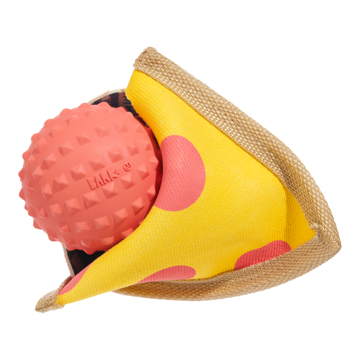 Lil Squeaker's Pizza Super Chewer Durable 2-in-1 Fetch Dog Toy – BARK