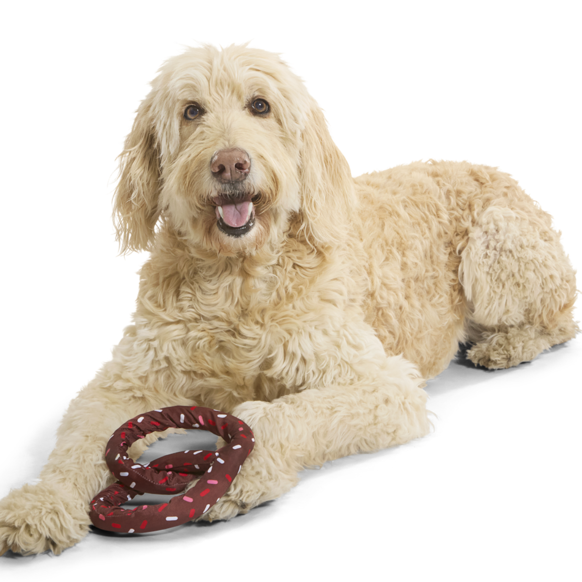 Chocolick Pretzel Plush Extra-Large Tug Dog Toy