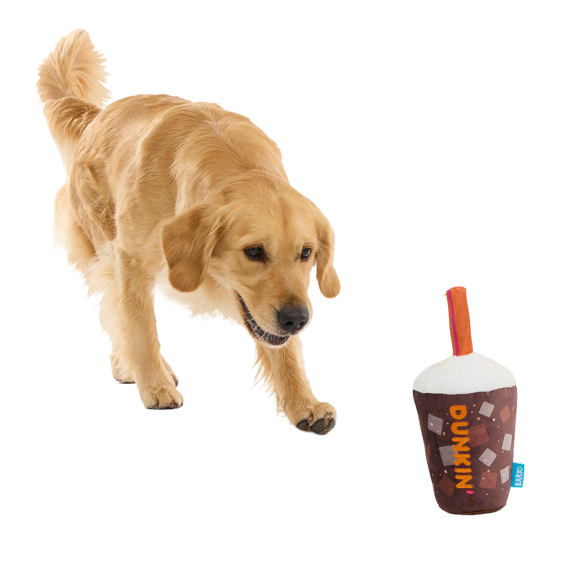 Dunkin'® Cold Brew Plush Tug Dog Toy
