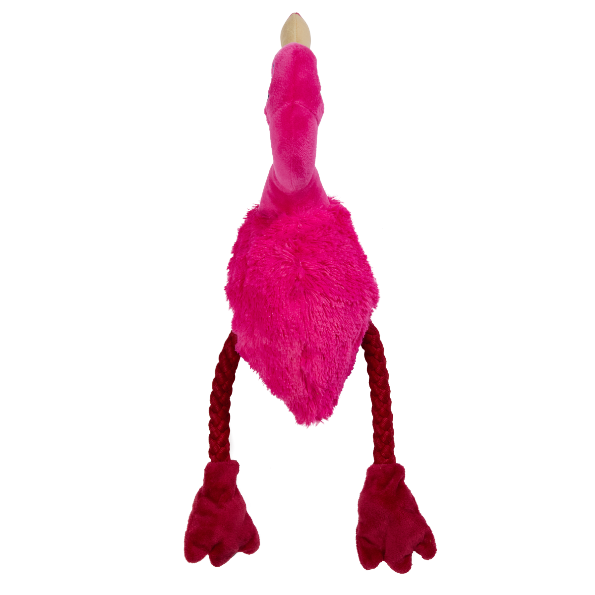 Fahari Flamingo Plush Extra-Large + Tug Dog Toy