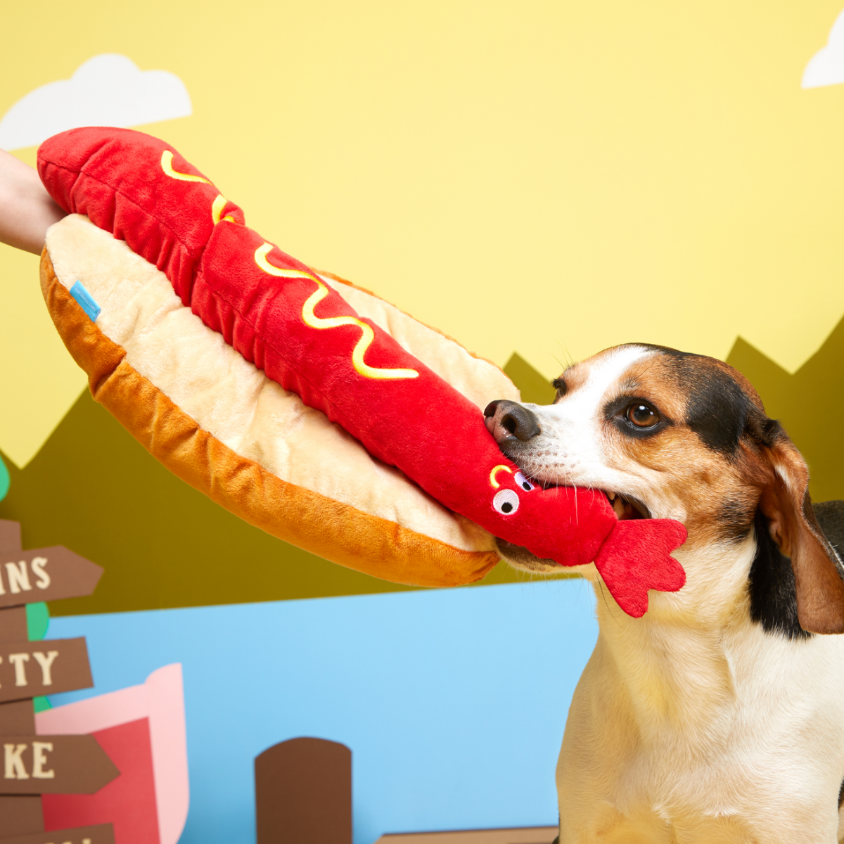 Frank N. Footer Plush Extra-Large Tug Dog Toy