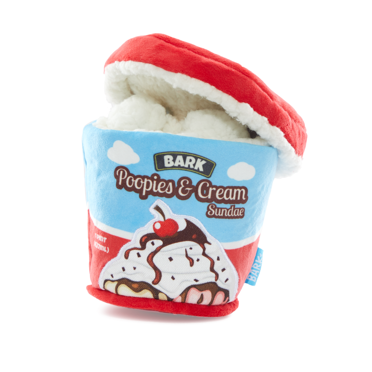 Poopies N' Cream Plush Tug + Enrichment Dog Toy