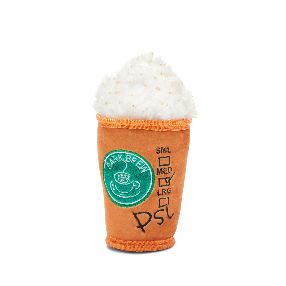 Puggin Spice Latte Plush Dog Toy – BARK